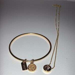 Coach necklace and bracelet